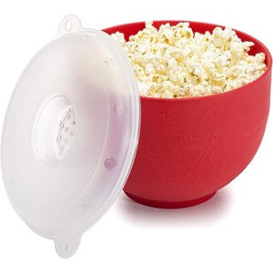 Collapsible Silicone Hot Air Microwave Popcorn Popper, BPA-Free Bowl for Healthy Snacking - 1 of 4