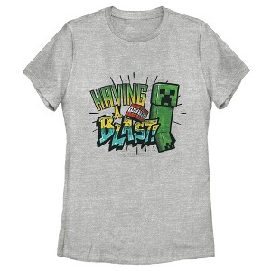 Women's Minecraft Having a Blast T-Shirt - 1 of 4