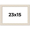 PosterPalooza | Weathered White Picture Frame - UV Acrylic, Backing Board, Hanging Hardware Included - 2 of 4