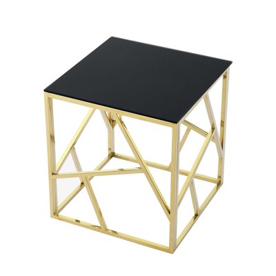 NicBex Modern 48" Rectangle Coffee Table with Geometric Metal Frame for Living Room and Bedroom