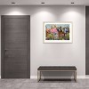 41" x 30" Relaxing in The Herb Garden Greenwich Park London by Frances Treanor Wood Framed Wall Art Print - Amanti Art - 4 of 4
