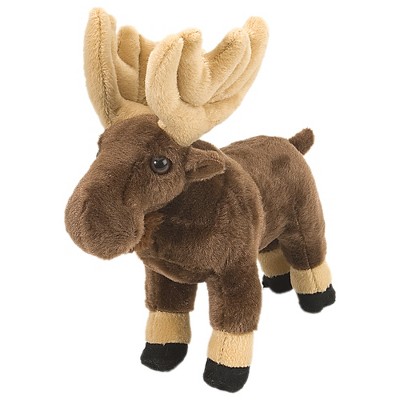 Wild Republic Cuddlekins Mini Moose Stuffed Animal, 8 Inches