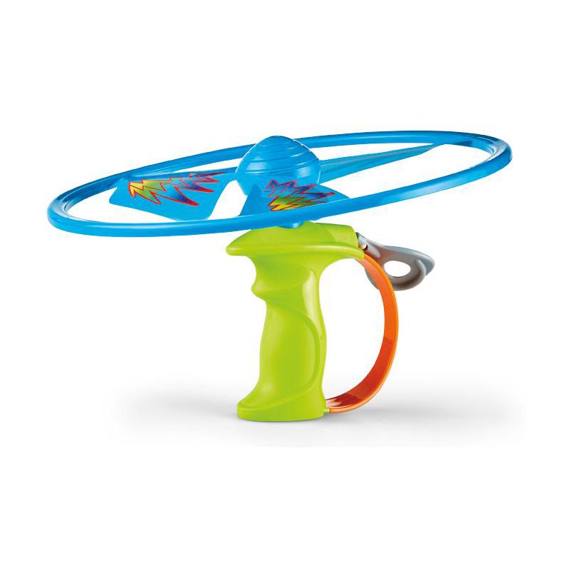 Kidoozie Ripcord Flying Disc, Flies over 50 ft, STEM Toy Early Childhood Development, For Children 5 Years and Up, 1 of 6