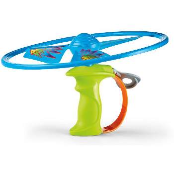 Kidoozie Ripcord Flying Disc, Flies over 50 ft, STEM Toy Early Childhood Development, For Children 5 Years and Up