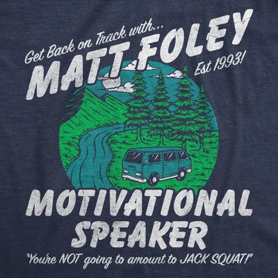 Мужские футболки Crazy Dog T-Shirts, Inc. Mens Funny T Shirts Matt Foley Motivational Speaker Sarcastic Chris Farley Graphic Novelty Tee For Men - Crazy Dog Men's T Shirt With Movie XXL — фото 2