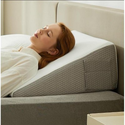 BAFODE Wedge Pillow for Sleeping, Elevated Support Bed Wedge Pillow, Breathable Triangle Pillow Wedge Post Surgery with Washable Covers