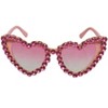 Willow & Ruby Kid’s Summer Fun Sunglasses - Girls Sunnies in Pink Jewels - 3 of 4