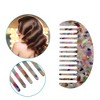 Unique Bargains Anti-Static Hair Comb Wide Tooth for Thick Curly Hair Hair Care Detangling Comb 2 Pcs - 2 of 4