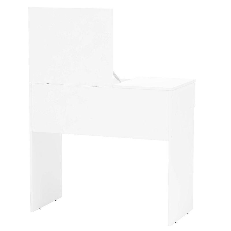 Ava Pull Top Vanity White - Polifurniture, 4 of 13