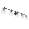Craftmade Lighting Emilio 5 - Light Vanity in  Flat Black - 4 of 4