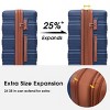3-Piece Matching Hardshell Luggage Set,Checked Suitcases Expandable Lightweight Spinner Suitcases with TSA Lock (20"/24"/28")-Cuddlewood - 2 of 4