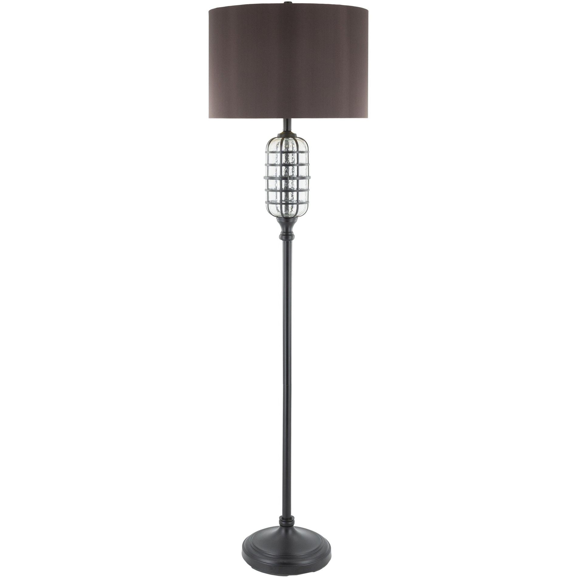 Livabliss Letty 67"H x 18"W x 18"D Traditional Black Floor Lamps