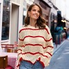 Women's Vintage Flair Striped Oversized Sweater - Cupshe - 2 of 4