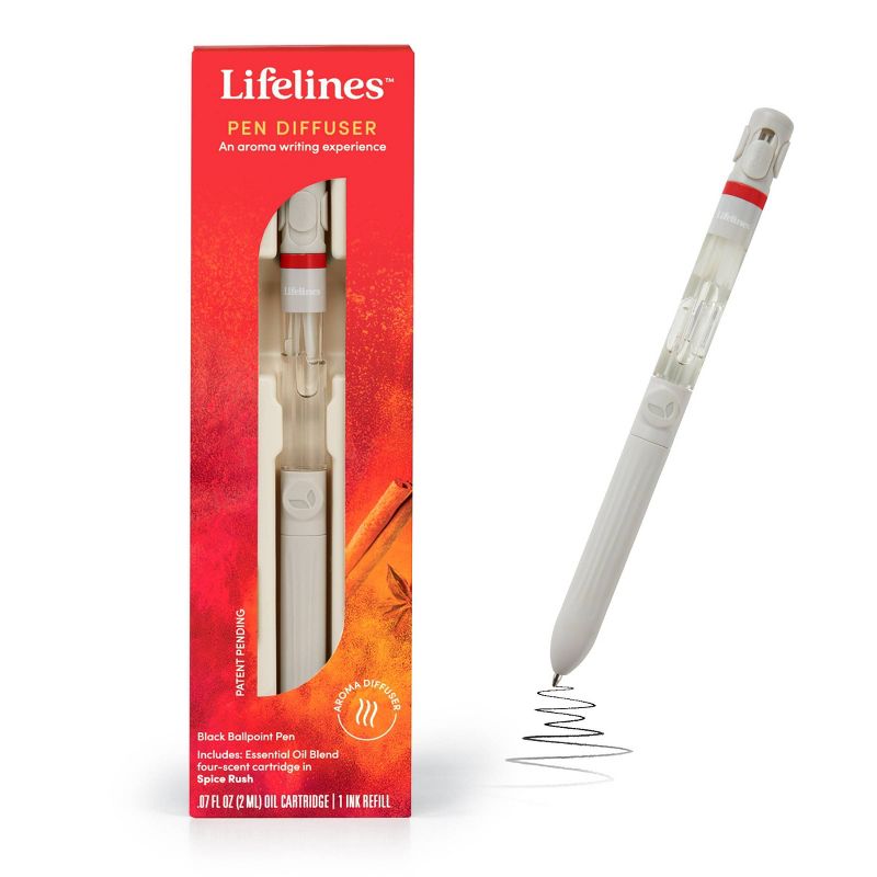 Lifelines Pen Diffuser with Spice Rush Essential Oil Blends, 1 of 13