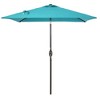 Sonkuki 6.5 FT Outdoor Patio Umbrella Market Table Umbrella With a Crank for Garden, Deck and Pool - 2 of 4