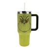 The Grinch Big Face 40 Oz Green Rhinestone-Coated Stainless Steel Tumbler With Handle - 2 of 4