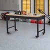 72" Workbench, Heavy Duty Rubberwood Tabletop, Height Adjustable from 29.5" to 38.4" 2000 LBS Work Table - 2 of 4
