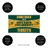 Evergreen Come Back with Tickets North Dakota State University 28" x 16" Woven PVC Indoor Outdoor Doormat - 3 of 4