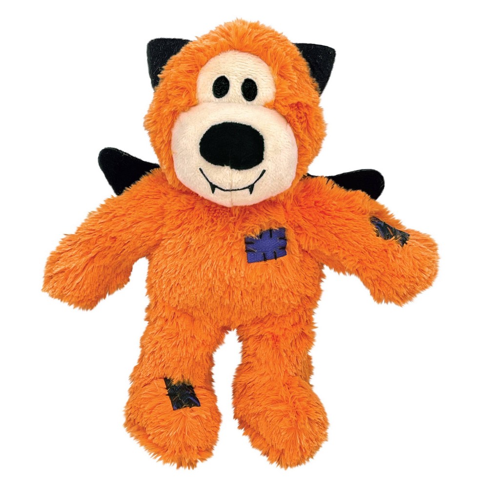 KONG Halloween Wild Knots Bear Dog Toy - Orange