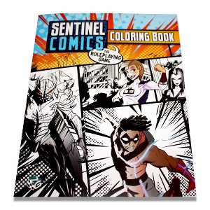 Greater Than Games Sentinel Comics: The RPG Coloring Book - 1 of 4