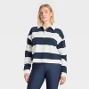 Women's Modal French Terry Polo Sweatshirt - All In Motion™ - 4 of 4