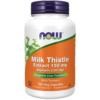 Now Foods Milk Thistle Extract 150 mg Silymarin (120 mg) 120 Capsule