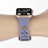 HTUTWOO Apple Watch Band Breathable Silicone Circles Sport Strap 44/45/46/49mm, Fadeless for iWatch Series 10 9 8 7 6 5 4 3 2 1 SE Ultra - 4 of 4