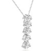 Pompeii3 1 1/4 ct Diamond Journey Pendant 14K White Gold - 2 of 4