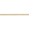 Black Bow Jewelry 2mm, 14k Yellow Gold, Solid Franco Chain Bracelet - 2 of 4