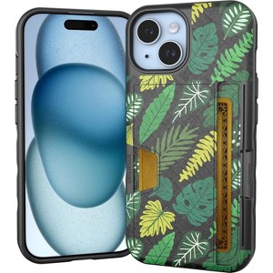 Smartish iPhone 15 Wallet Case - Wallet Slayer Vol 2 Credit Card Kickstand Holder - 1 of 4