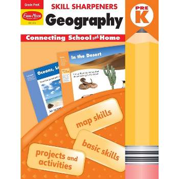 Skill Sharpeners: Geography, Prek Workbook - by  Evan-Moor Educational Publishers (Paperback)