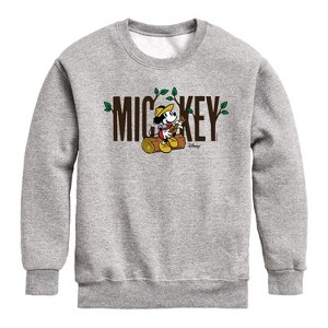 Boys' - Disney - Mickey & Friends Graphic Long Sleeve Fleece Sweatshirt - 1 of 4