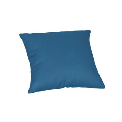 Casual Cushion Stripe Sunbrella Fabric 1-Piece Indoor/Outdoor Square Throw Pillow