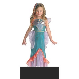 Disguise Toddler Girls' Disney Ariel Deluxe Costume - Size 3T-4T - Blue - 1 of 1
