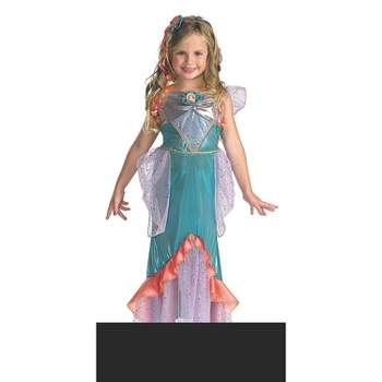 Disguise Toddler Girls' Disney Ariel Deluxe Costume - Size 3T-4T - Blue