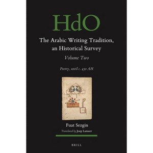 The Arabic Writing Tradition, an Historical Survey, Volume 2 - (Arabic Writing Tradition: An Historical Survey) by  Fuat Sezgin (Hardcover) - 1 of 1