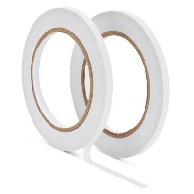 Stockroom Plus 2 Rolls Floor Tape for Classroom 1/4-Inch x 36 Yards for Gym Floor, Marking Vehicles, Warehouse Grid Lines, 0.16mm, White