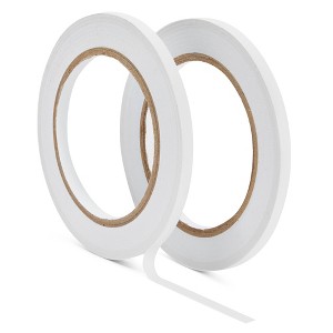Stockroom Plus 2 Rolls Floor Tape for Classroom 1/4-Inch x 36 Yards for Gym Floor, Marking Vehicles, Warehouse Grid Lines, 0.16mm, White - 1 of 4