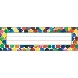 Carson Dellosa Education Eric Carle Dots Name Plates (36 desk nameplates) - 1 of 4