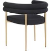 Meridian Furniture,Brielle Boucle Fabric Dining Chair, Set of 2 - 2 of 4