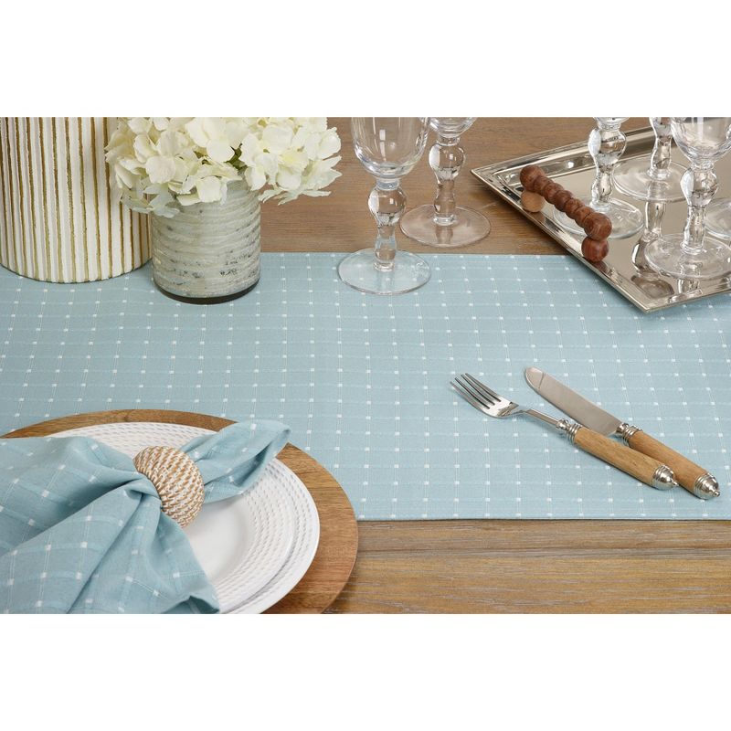 Saro Lifestyle Table Runner With Stitched Line Design, 3 of 5