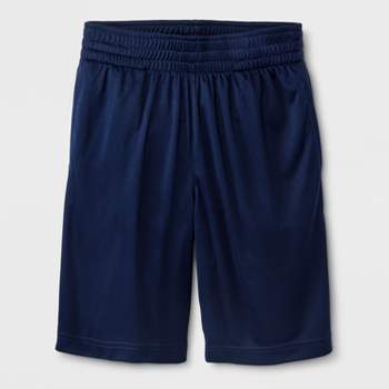 BNWT Boys Sz 1 Kmart H & T Blue Elastic Waist Jersey Knit Athletic Shorts