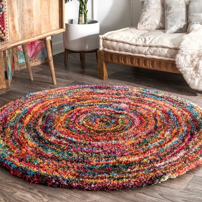 Nuloom Ardelle Swirl Shaggy Indoor Area Rug