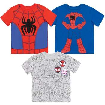 Marvel Spidey and His Amazing Friends 3 Pack Graphic T-Shirts Toddler