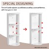 Sapphtopaz Bathroom Cabinet with Float Mounting Design,Bathroom Storage Cabinet with Soft Close Doors,Over The Toilet Storage Cabinet - 2 of 4
