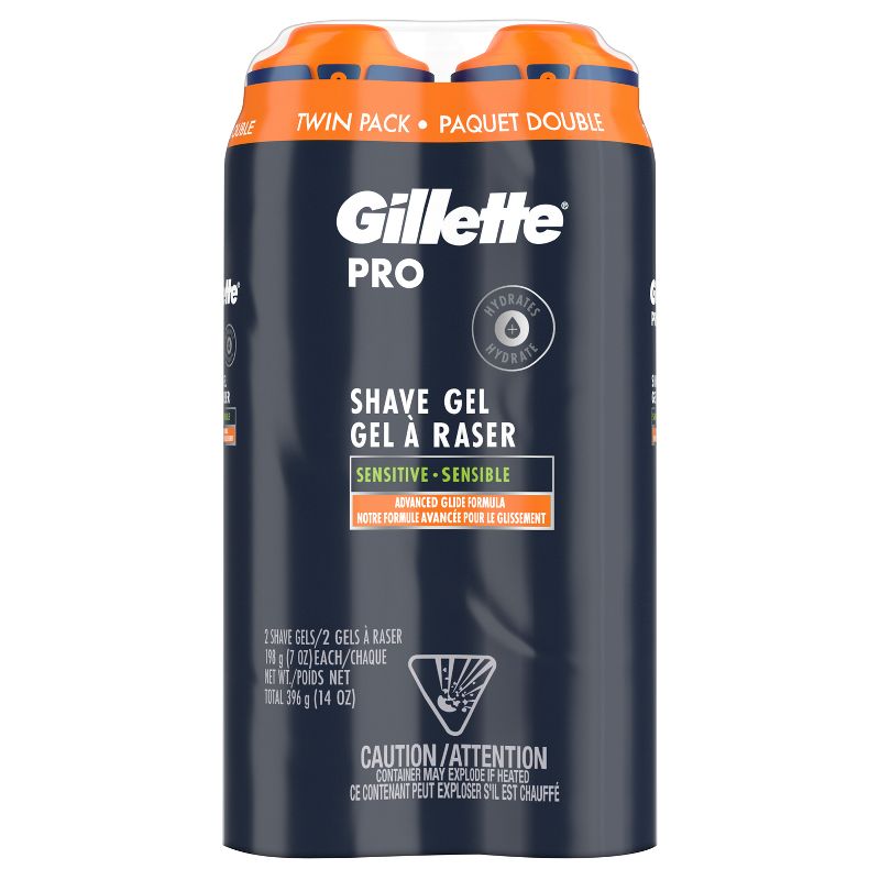 Gillette PRO Men's Sensitive Shaving Gel - 7oz, 3 of 10