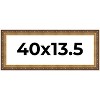 PosterPalooza | Panoramic Museum Gold Picture Frame - UV Acrylic, Foam Board Backing, Hanging Hardware - 2 of 4