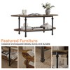 GustoWave 47.24" Small Oval Coffee Tables, Mid Century Modern Coffee Table for Living Room Bedroom Office Small Space - 4 of 4