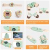 Skirfy Kids Camping Set with Tent, 42Pcs Camping Pretend Play Tent, Toy Campfire, Binoculars, Oil Lantern, Indoor and Outdoor Camping Toy Set,. - 4 of 4