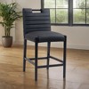 Meridian Furniture,Aimee Black Vegan Leather Counter Stool - 2 of 4